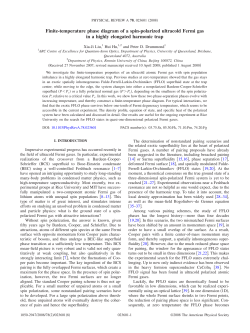 Finite-temperature phase diagram of a spin