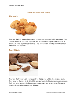 Almonds - Positive Vibes Fitness