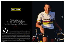 The time has come to stop arguing about whether Lance