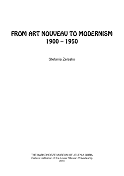 from art nouveau to modernism 1900 &ndash; 1950