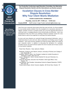 2513 - Escalation in Cross Border