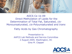 AOCS Ce 1k-09 Direct Methylation of Lipids