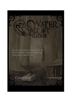 An evocative adventure game from the 2012