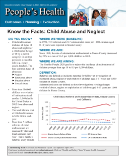 Child Abuse and Neglect