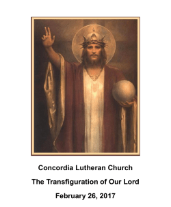 2/26/17 Bulletin - Concordia Lutheran Church Berwyn, IL