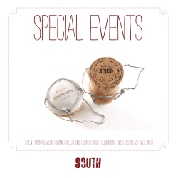 event management | Drinks receptions | Lunch bags | equipment