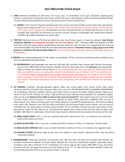 2017 RRCS Pure Stock Rules - Red River Co