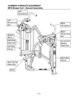 HAMMER STRENGTH EQUIPMENT MTS Biceps Curl