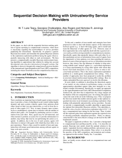 Sequential Decision Making with Untrustworthy Service Providers