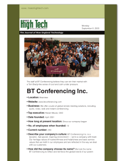 BT Conferencing Inc.