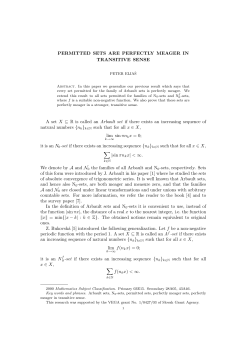 PERMITTED SETS ARE PERFECTLY MEAGER IN TRANSITIVE