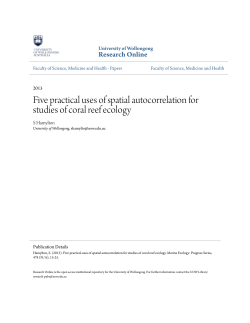 Five practical uses of spatial autocorrelation for