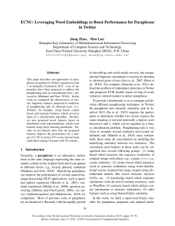 ECNU: Leveraging Word Embeddings to Boost Performance for