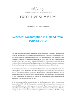 Executive Summary - El&auml;keturvakeskus