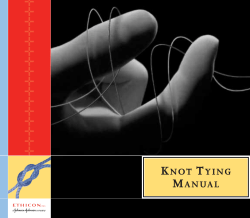 Ethicon Knot Tying Manual