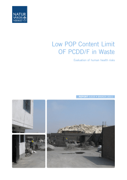 Low POP Content Limit OF ISBN 978-91-620