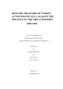 how did the kurds of turkey acted politically against the policies of