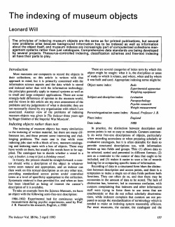 157 - The Indexer - The International Journal