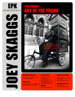 Joey`s Complete Press Kit Here