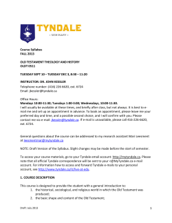 Old Testament Theology and History