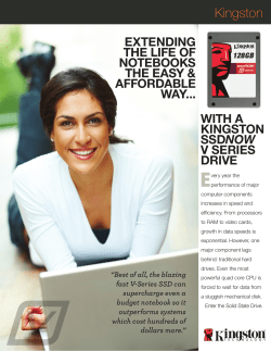 Kingston SSD, Laptop Magazine Brochure