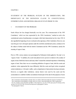 chapter 1 statement of the problem, outline