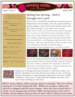 Vol3Issue2 - Simply Socks Yarn Co. Blog