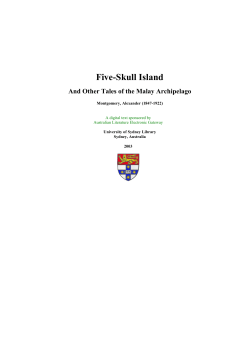 Five-Skull Island And Other Tales of the Malay Archipelago