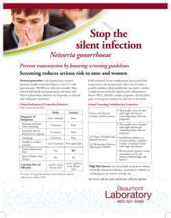 Stop the silent infection