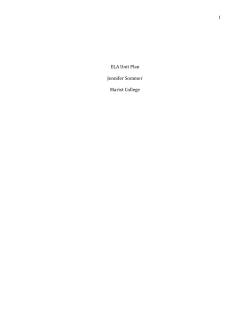 Memoir ELA Unit - iLearn