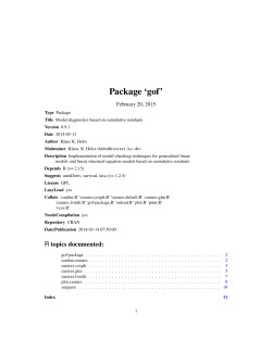 Package `gof`