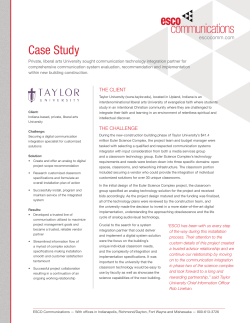 Taylor University Case Study