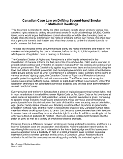 PDF Canadian Case Law on Drifting Second