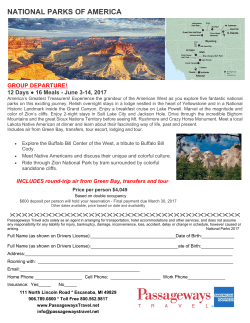 national parks of america - PASSAGEWAYS TRAVEL ESCANABA