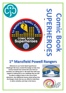 Mansfield Powell Rangers - Girlguiding Nottinghamshire