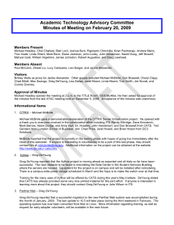 February 20, 2009 - Eastern Illinois University