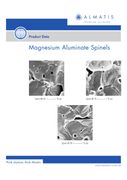 Magnesium Aluminate Spinels