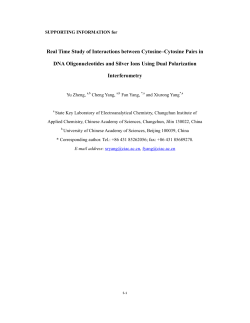 Real Time Study of Interactions between Cytosine&ndash;Cytosine Pairs in
