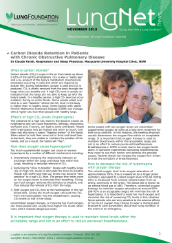 Carbon Dioxide Retention in Patients with Chronic Obstructive