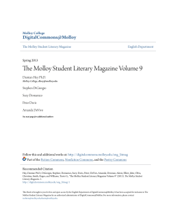 The Molloy Student Literary Magazine