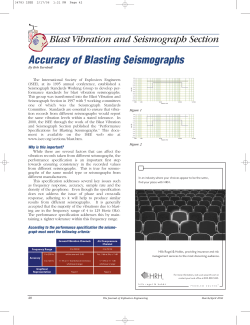 Accuracy of Blasting Seismographs