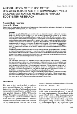 an evaluation of the use of the dry-weight