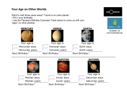 Your Age on Other Worlds
