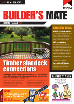 Timber slat deck connections
