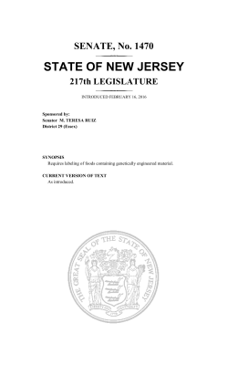 S 1470 - New Jersey Legislature
