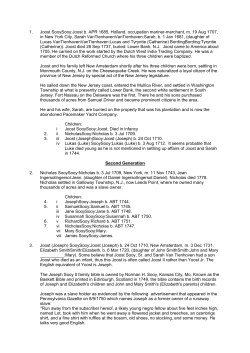 Sooy Family Genealogy