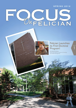 Felician Launches its First Doctoral Program!