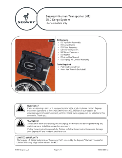 Segway 25.0 Side Cargo System