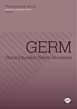 Global Education Reform Movement