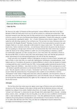 Tate Papers Issue 12 2009: Chin